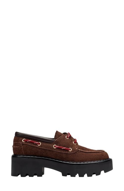 Marc Fisher Ltd Peyten Lug Sole Loafer In Brown