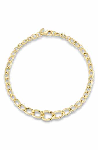 Ember Fine Jewelry 14K Gold Graduated Chain Bracelet