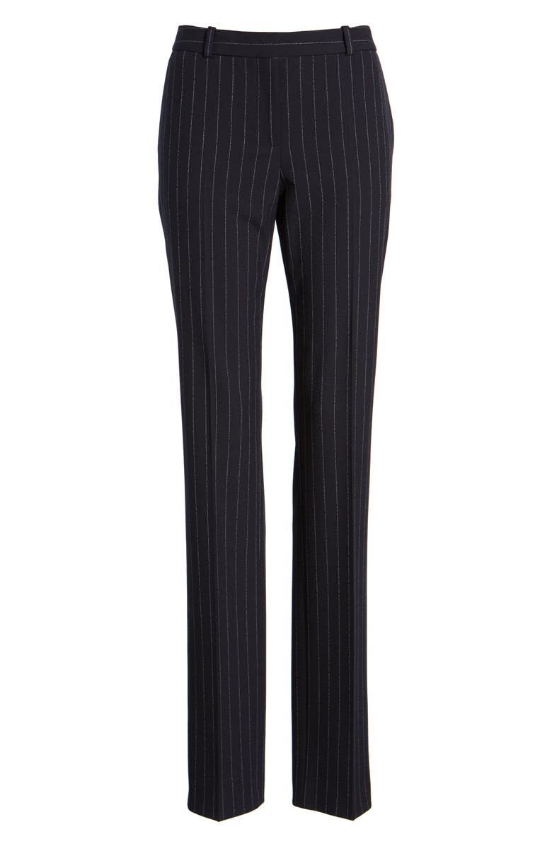 BOSS Titana Pinstripe Suit Trousers, Alternate, color, 