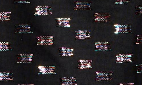 Shop Pippa & Julie Kids' June Rainbow Metallic Party Dress In Black