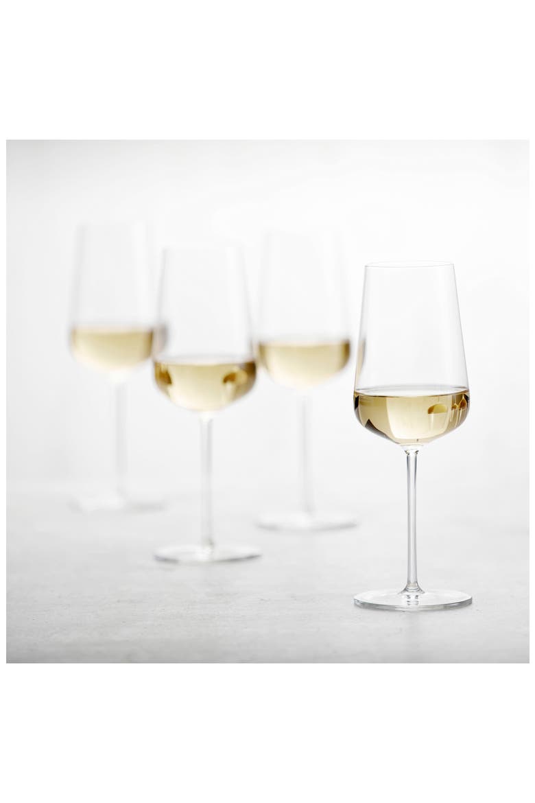 Schott Zwiesel Vervino Set of 6 Chardonnay Wine Glasses, Alternate, color, CLEAR