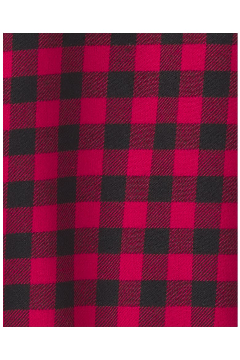 Buffalo Check Bodysuit, Alternate, color, RED BUFF. CHECK TOP