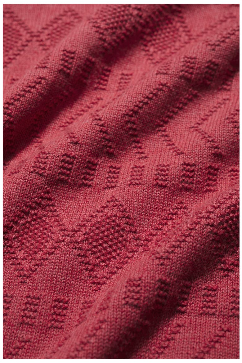 Kinter Organic Cotton Crewneck Sweater, Alternate, color, KNIT MELANGE ECHINACEA