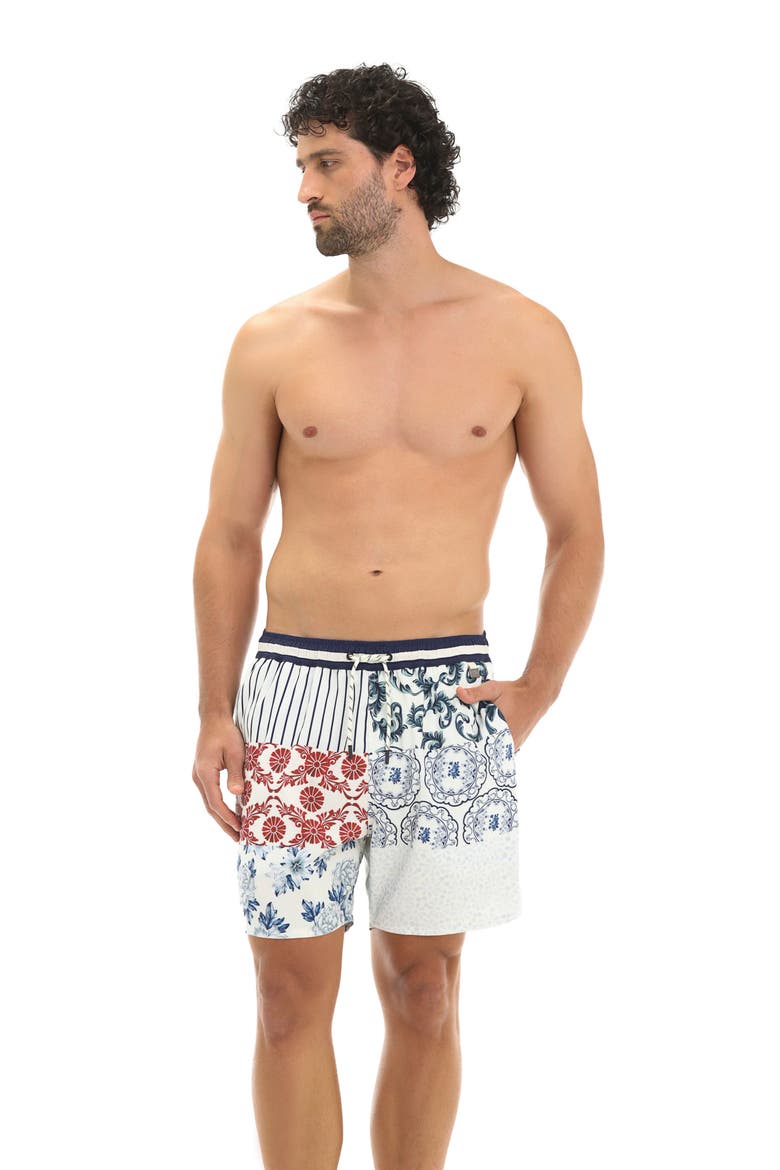 Joe Celinna Swim Trunks, Alternate, color, MULTICOLOR