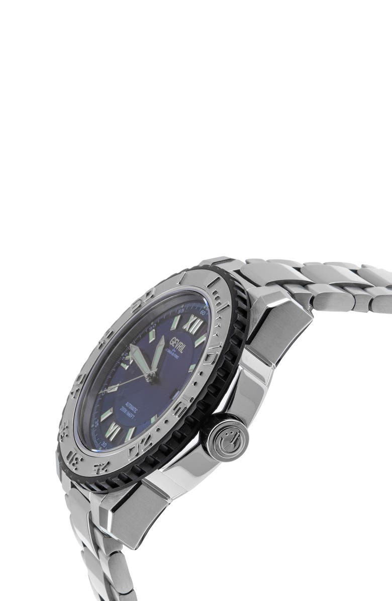 GEVRIL Seacloud Swiss Automatic Bracelet Watch, 45mm, Alternate, color, 