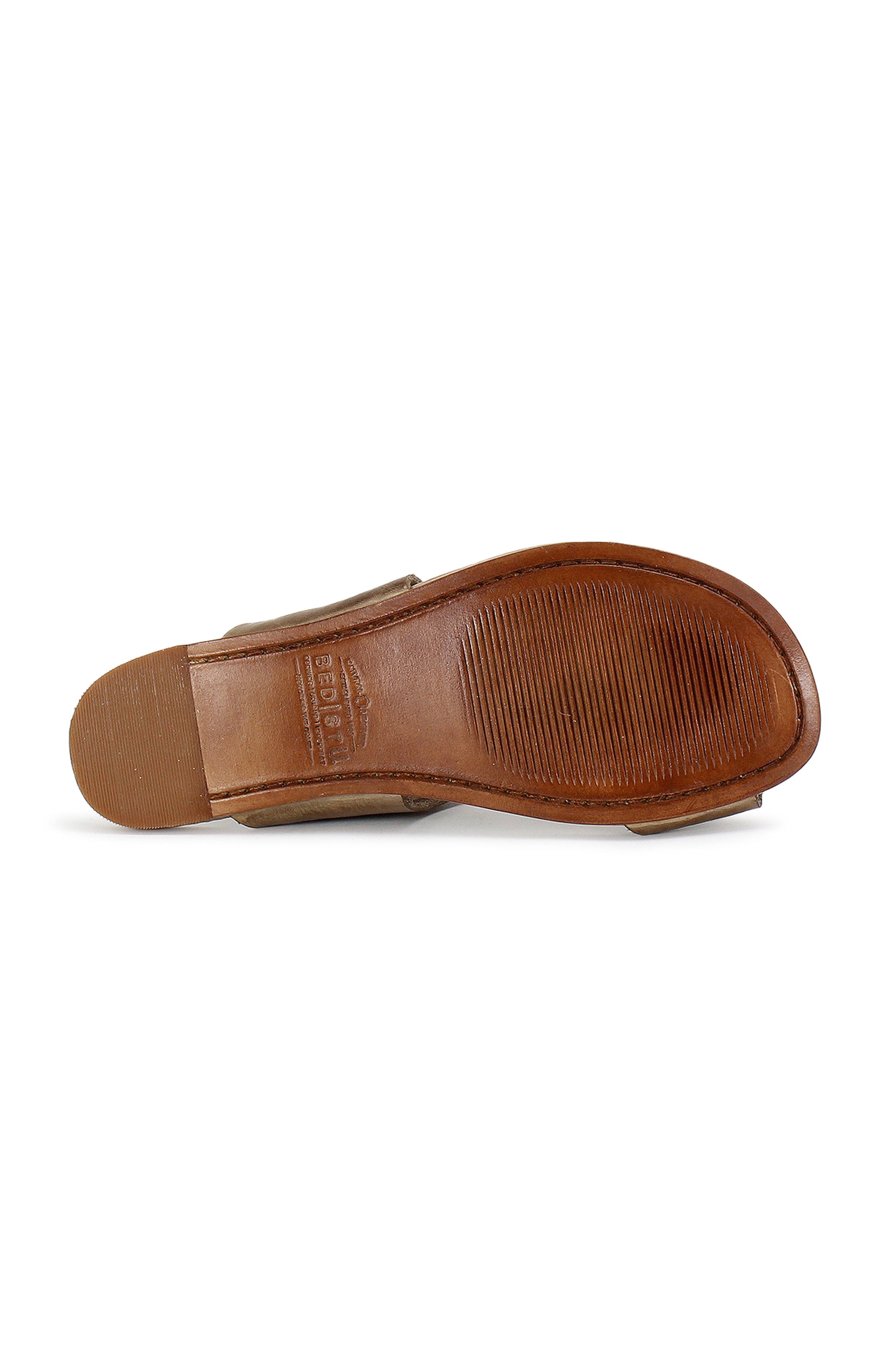 Bed Stu Civilized Flat Sandal, Alternate, color, Oats Rustic