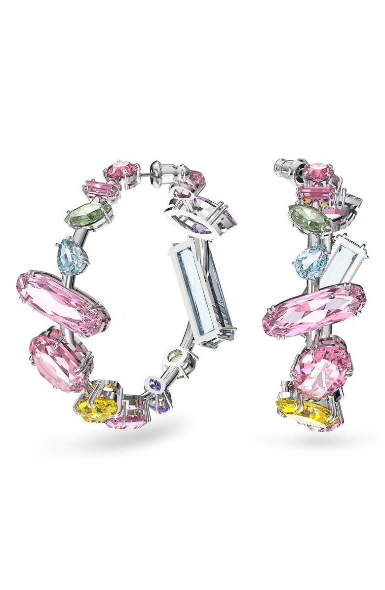 Swarovski Gema Hoop Earrings, Alternate, color, 