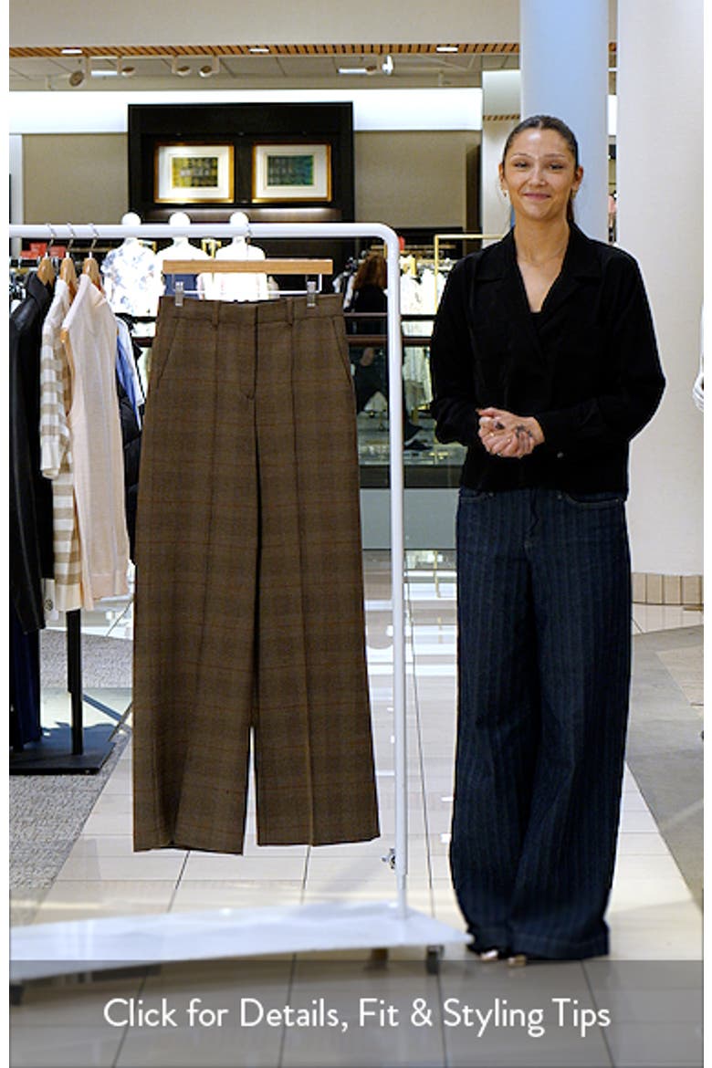 Check High Rise Straight Leg Pants video