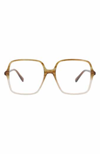 53mm Square Clear Lens Optical Glasses