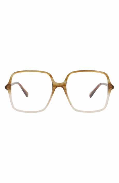 53mm Square Clear Lens Optical Glasses