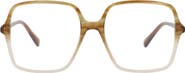 Gucci 53mm Square Clear Lens Optical Glasses
