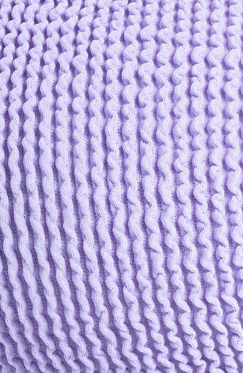 Hunza G Gigi Crinkled Two-Piece Swimsuit, Alternate, color, Lilac