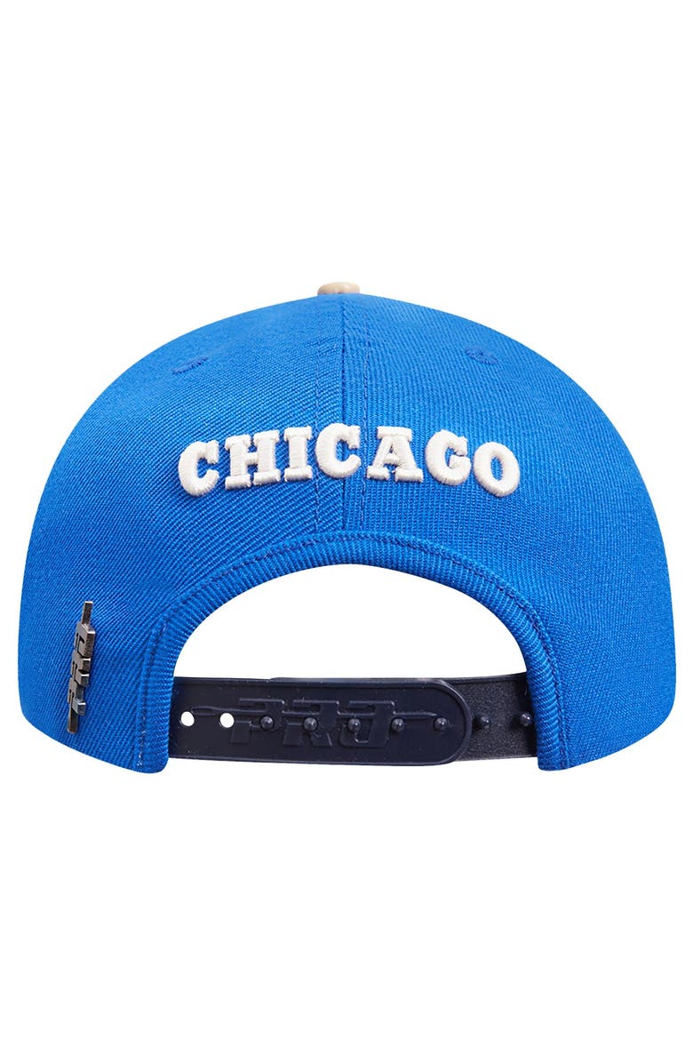 PRO STANDARD Men's Pro Standard Blue/Navy Chicago Bulls Legacy Snapback Hat, Alternate, color, Blue