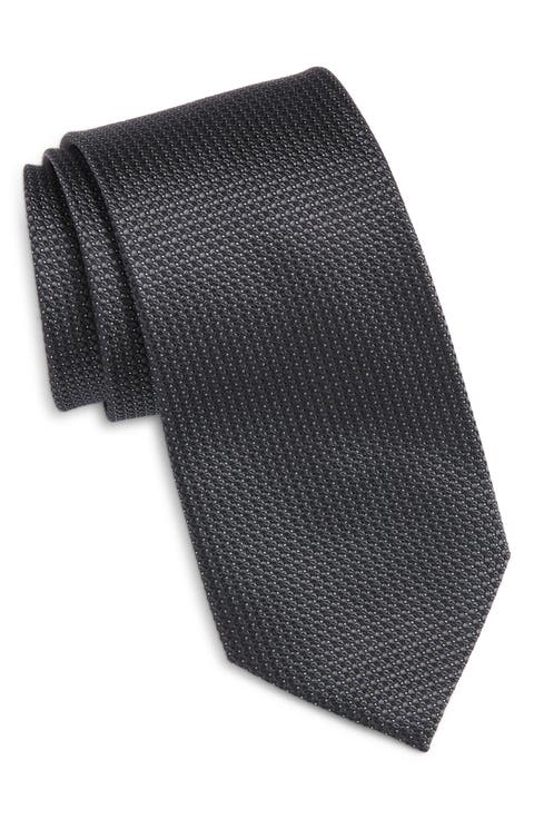 Geometric Silk Tie