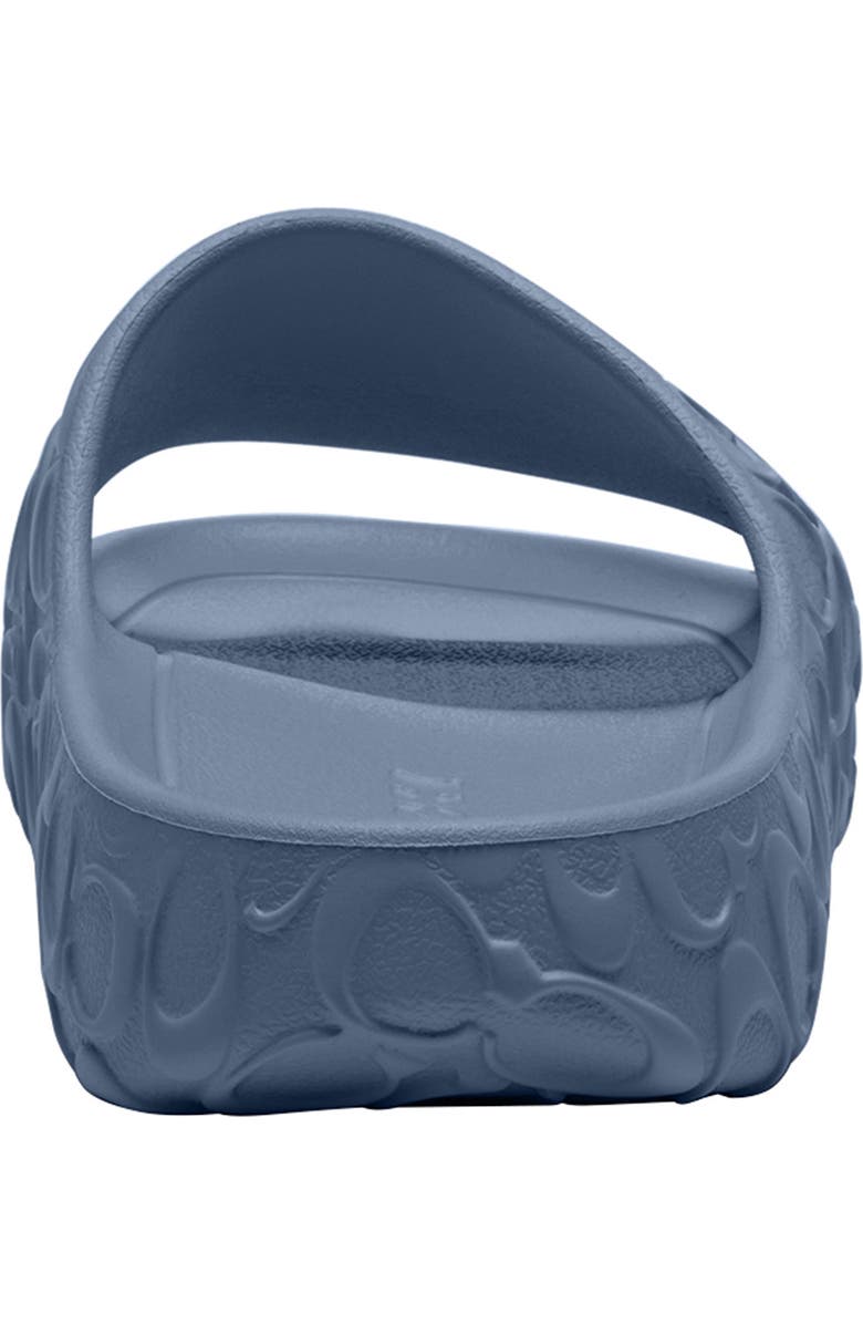 COACH Bay Slide Sandal, Alternate, color, Light Denim