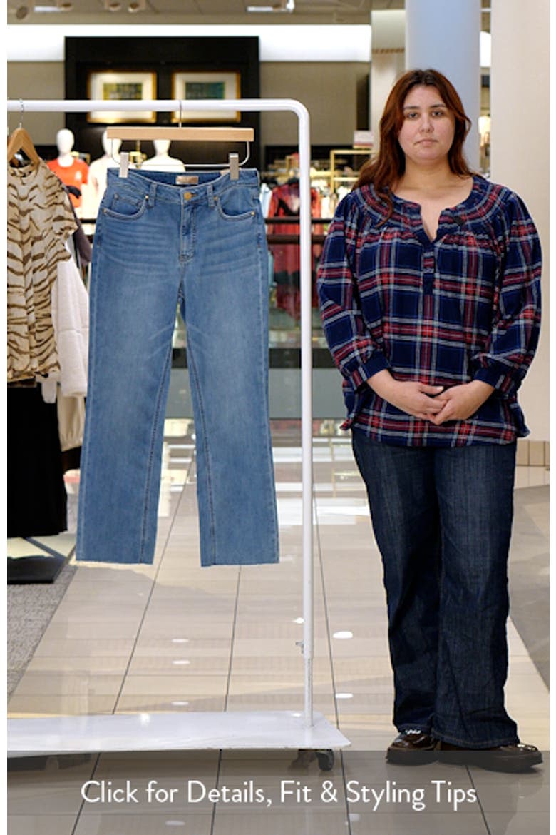 Kelsey Raw Hem Ankle Flare Jeans video