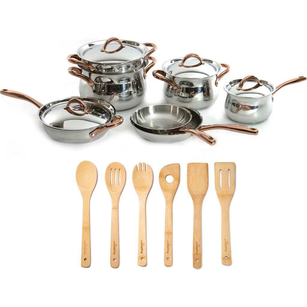 Berghoff Ouro Gold 17-piece Cookware Set In Silver