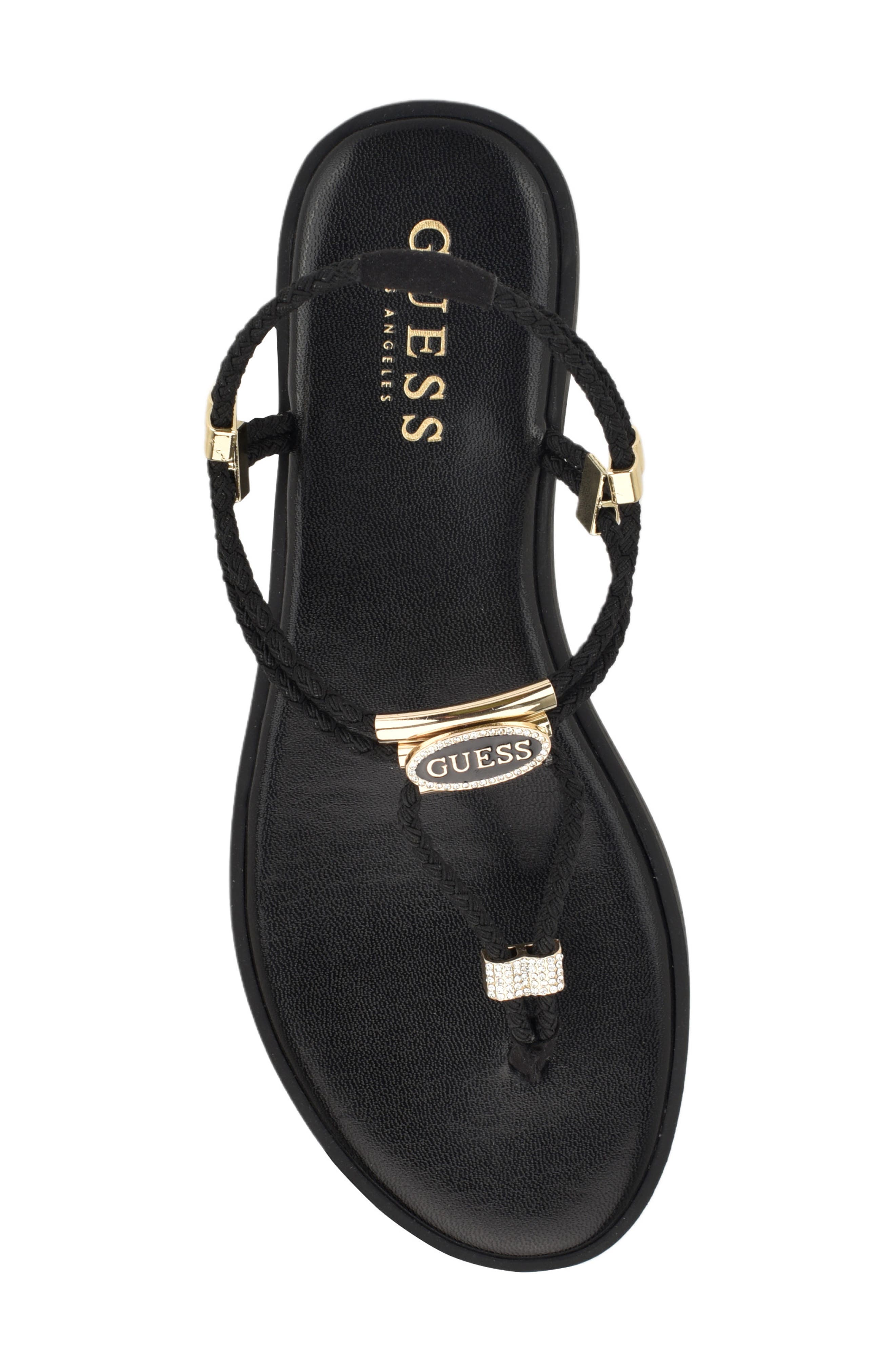 Casens Flip Flop Sandal, Alternate, color, BLACK