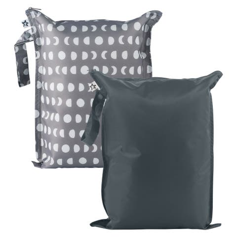 Mess-Proof Waterproof Washable Baby/Toddler Wet Bags - Solids