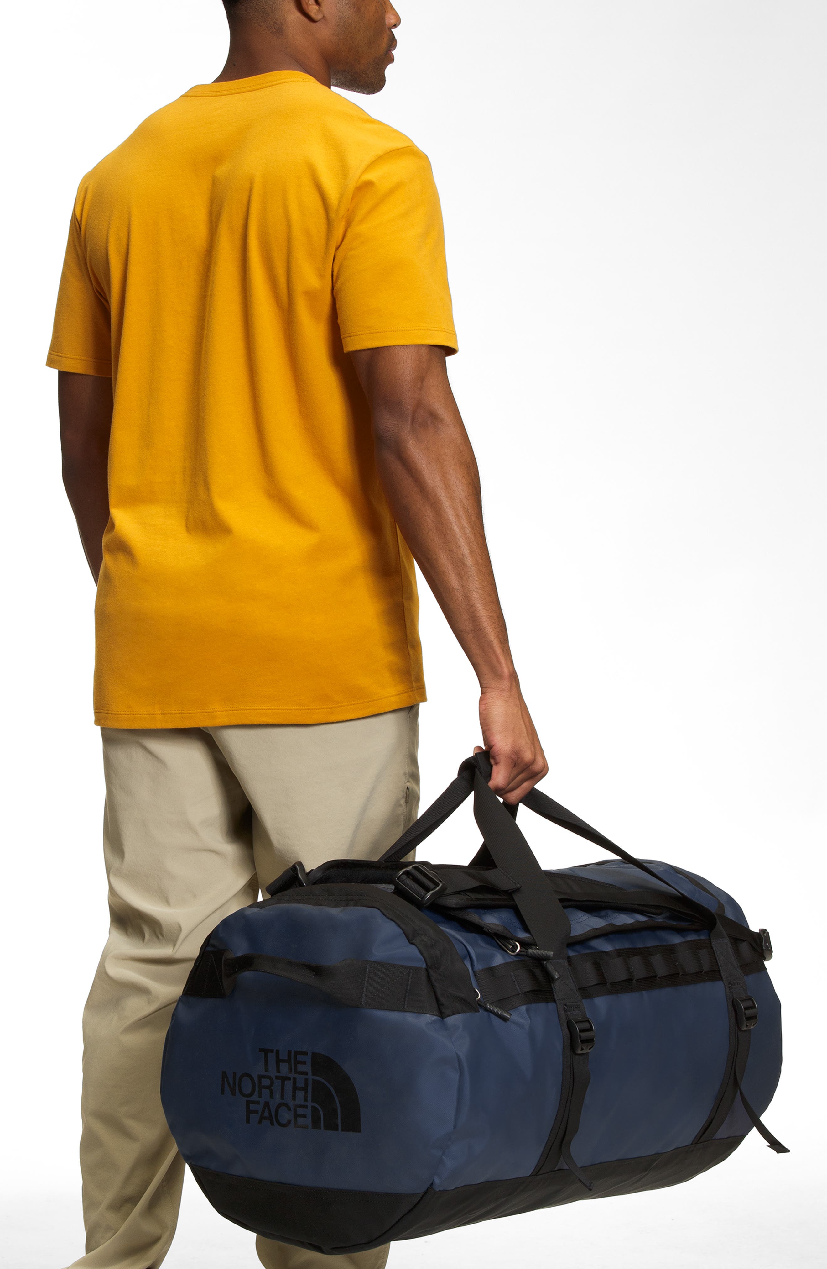 Base Camp Duffle Bag, Alternate, color, SUMMIT NAVY/ TNF BLACK-NPF