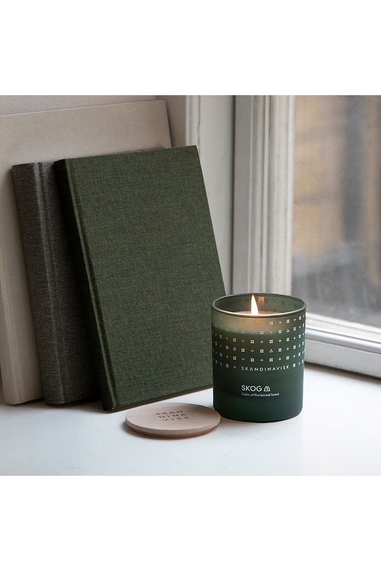 SKOG Scented Candle 200g, Alternate, color, Green