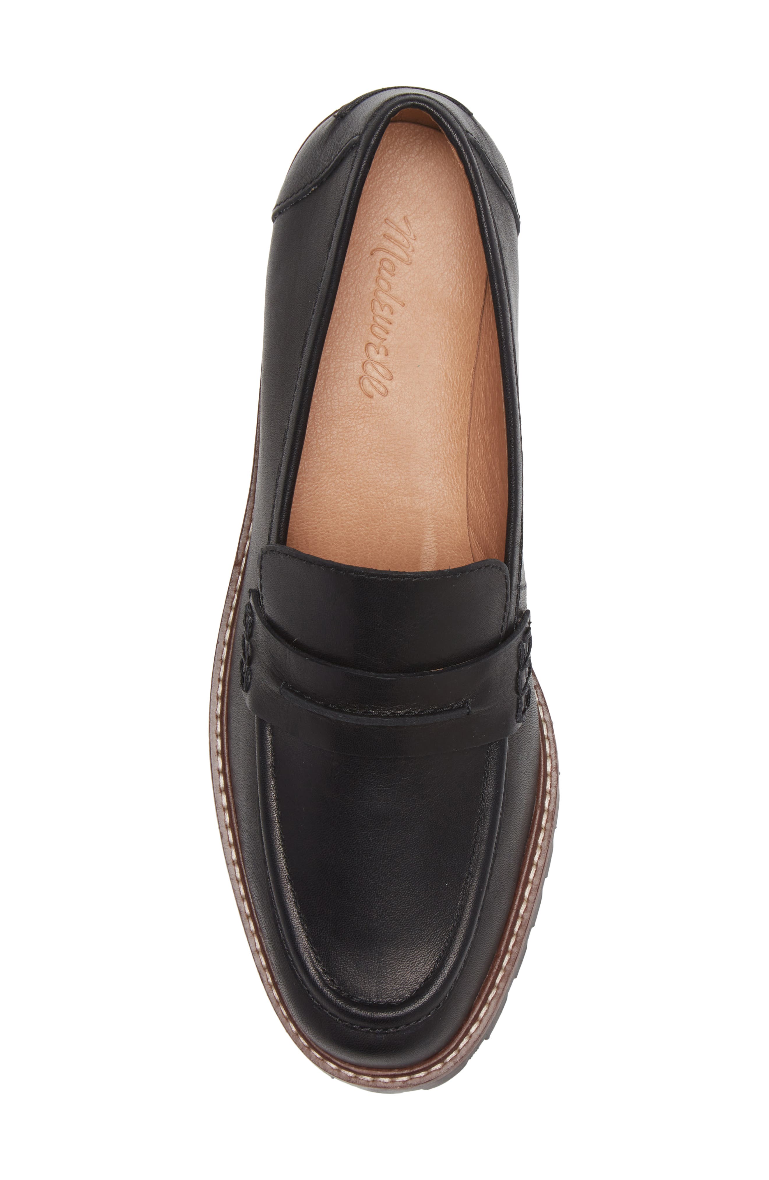 Madewell The Corinne Lug Sole Loafer, Alternate, color, 