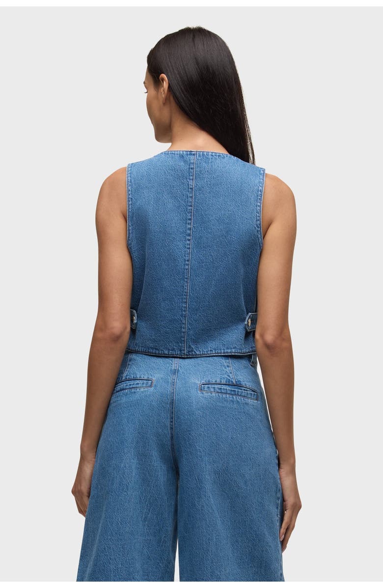 Hudson Jeans buckle vest, Alternate, color, Elm