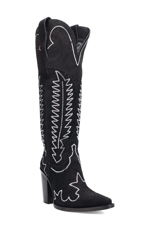 Double Take Over the Knee Western Boot (Women)