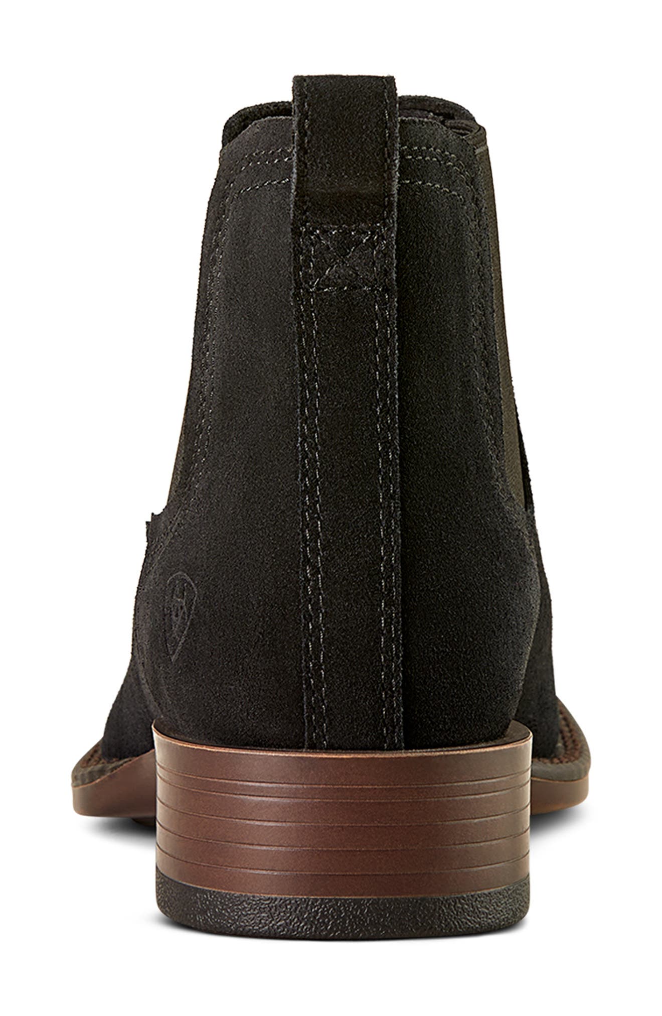 Ariat Booker Ultrawestern Chelsea Boot, Alternate, color, Black Suede