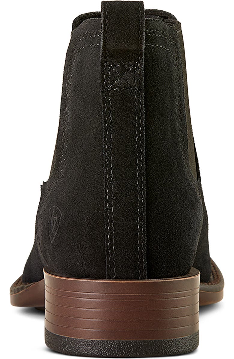 Ariat Booker Ultrawestern Chelsea Boot, Alternate, color, Black Suede