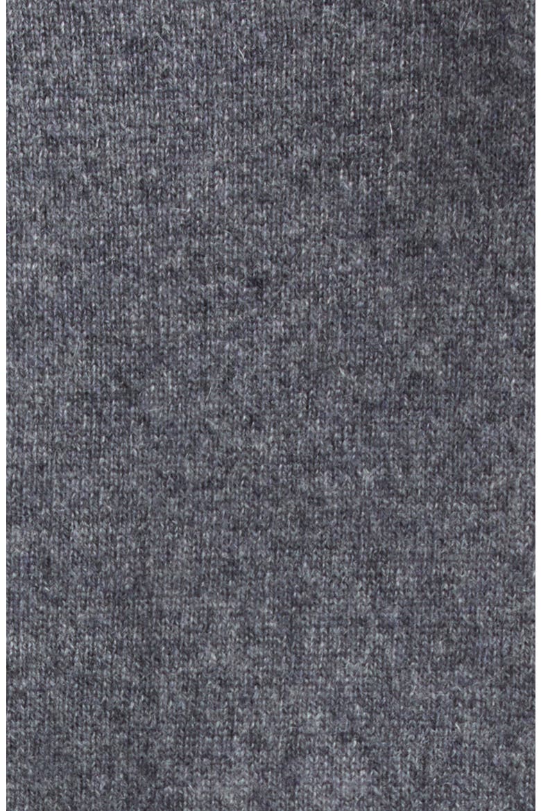 Vani Layered Cashmere Cardigan, Alternate, color, GRAPHITE/ CREAM