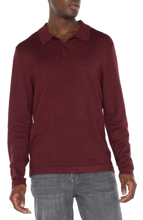 Men s Burgundy Polo Shirts Nordstrom