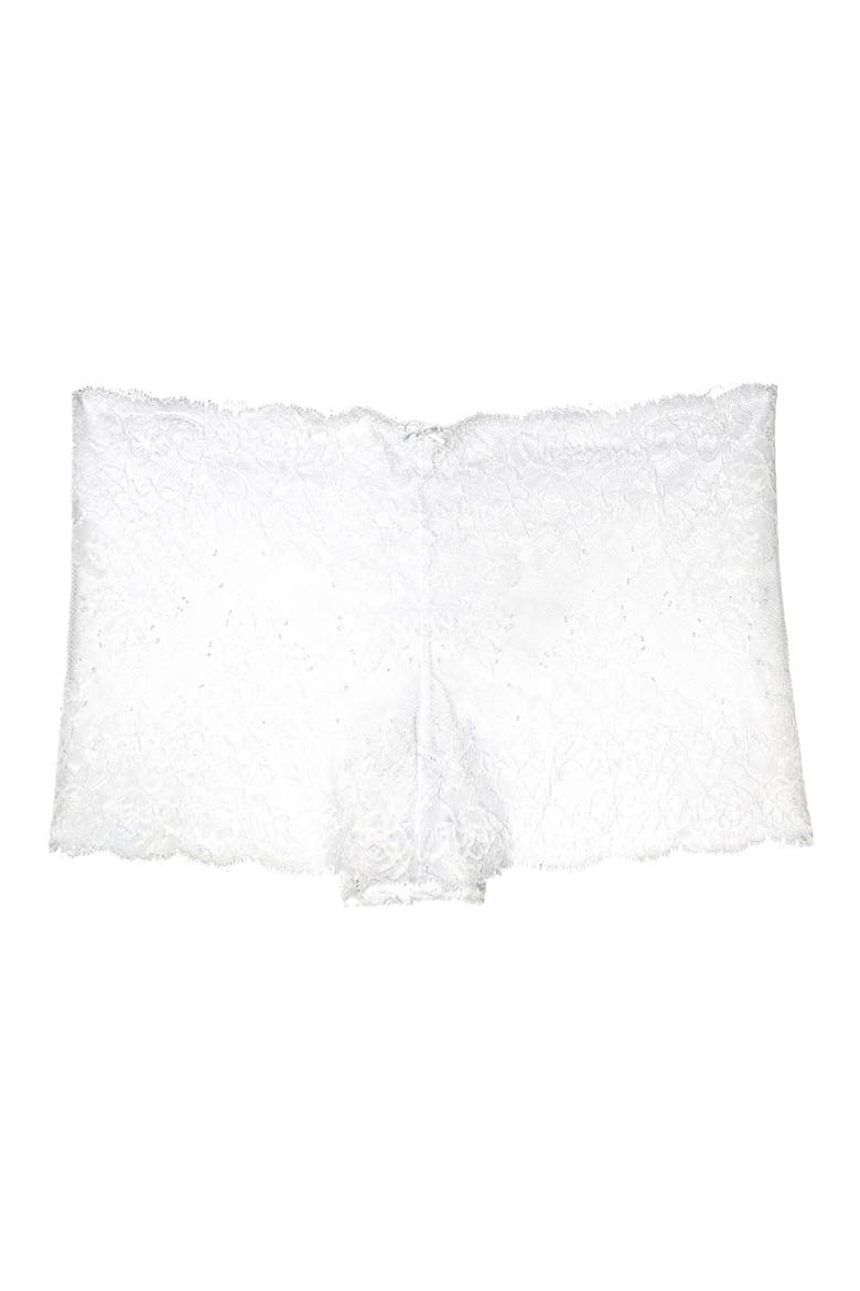 Captivate Lace Boyshorts, Alternate, color, WHITE
