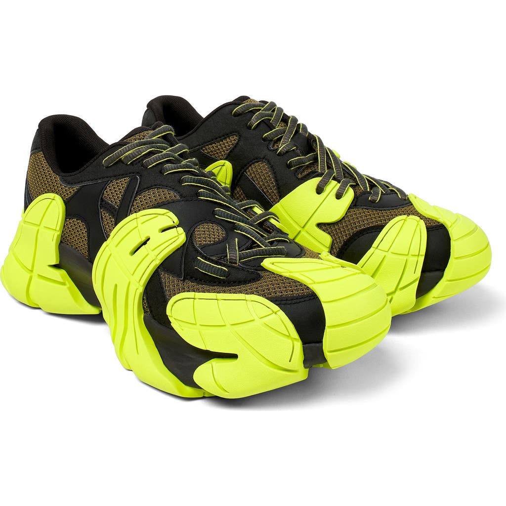 Camperlab Gender Inclusive Tormenta Sneaker In Yellow Multi