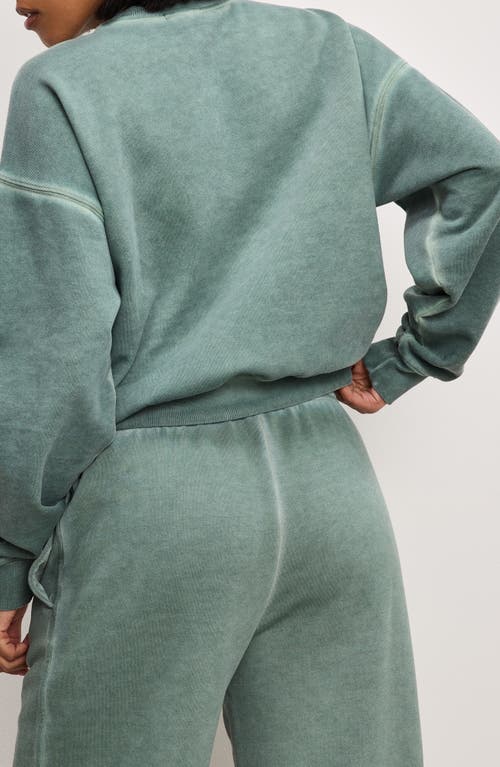 GOOD AMERICAN GOOD AMERICAN BRUSHED FLEECE GRAPHIC SWEATSHIRT