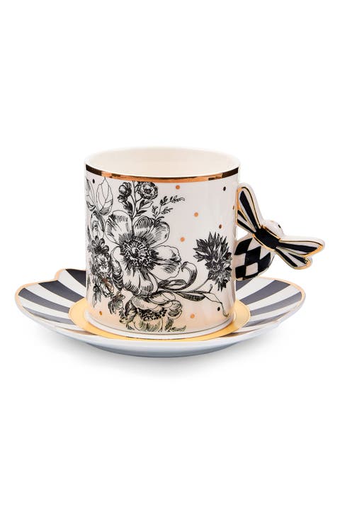 Bee Toile Cup & Saucer