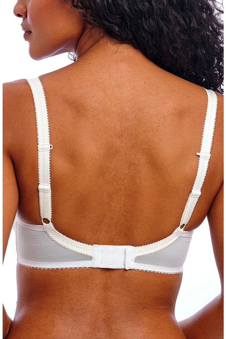 Fascinate Underwire Plunge T-Shirt Bra, Alternate, color, WHITE