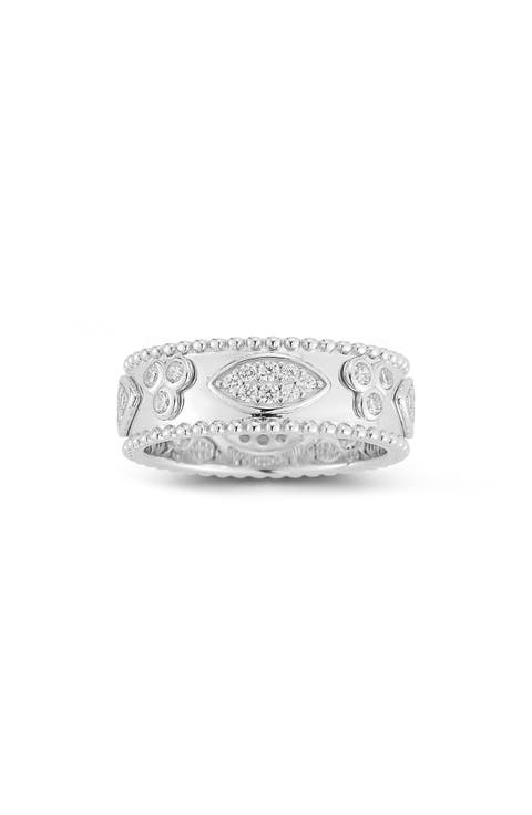 Cubic Zirconia Band Ring