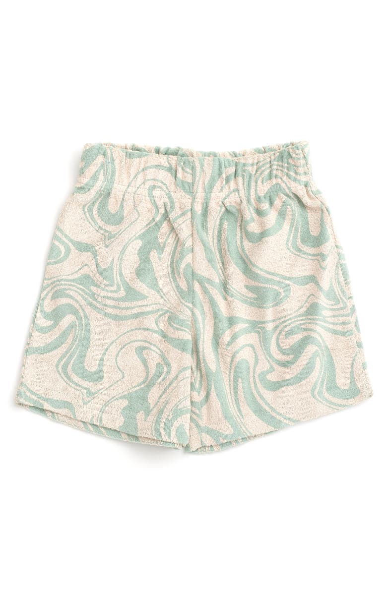 Disney Lion King Simba Boys' Loop Terry 2-Piece T-Shirt and Shorts Set, Alternate, color, Simba Sage Green