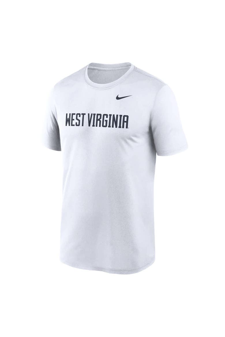 Men's Nike White West Virginia Mountaineers Primetime Legend Wordmark T-Shirt, Alternate, color, White