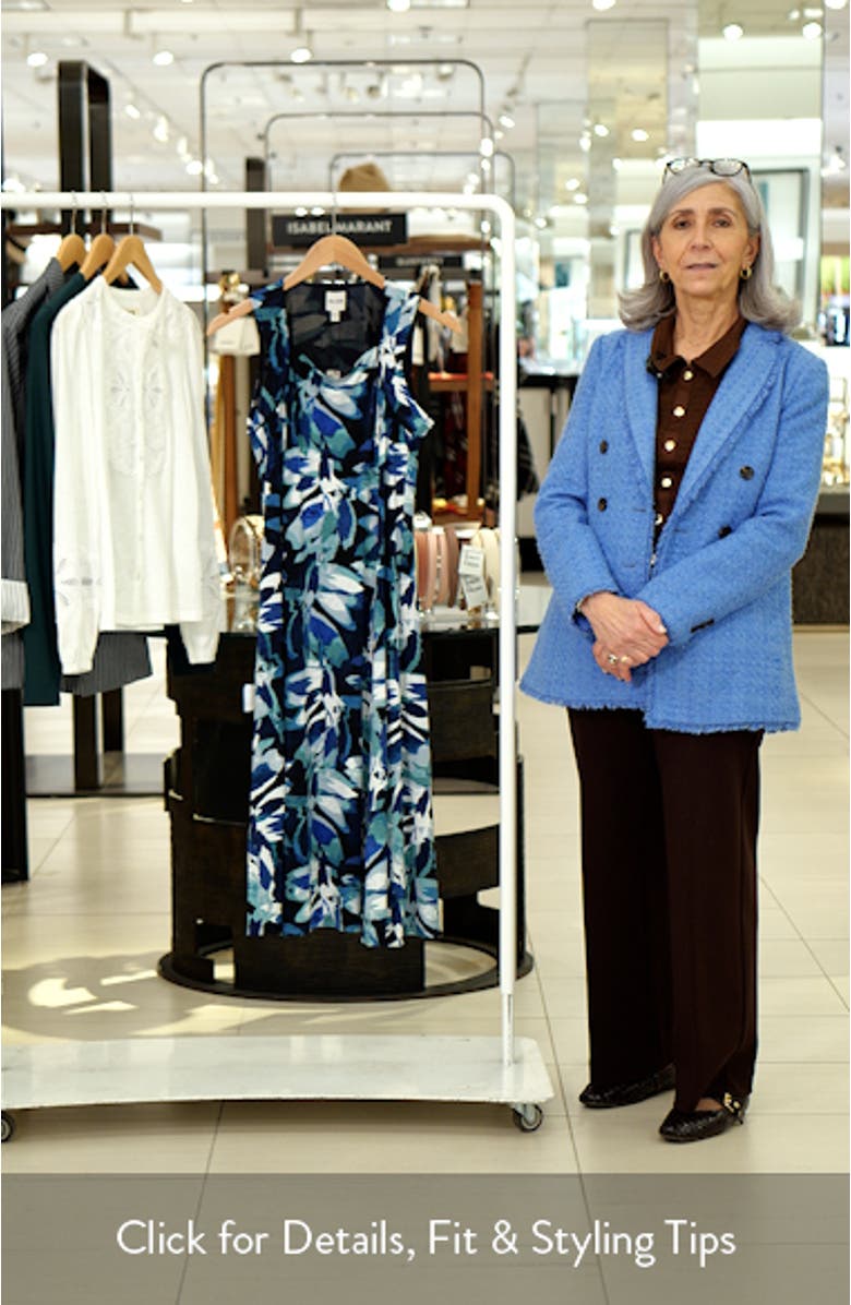 Giverny Knit Blanche Midi Dress, sales video thumbnail