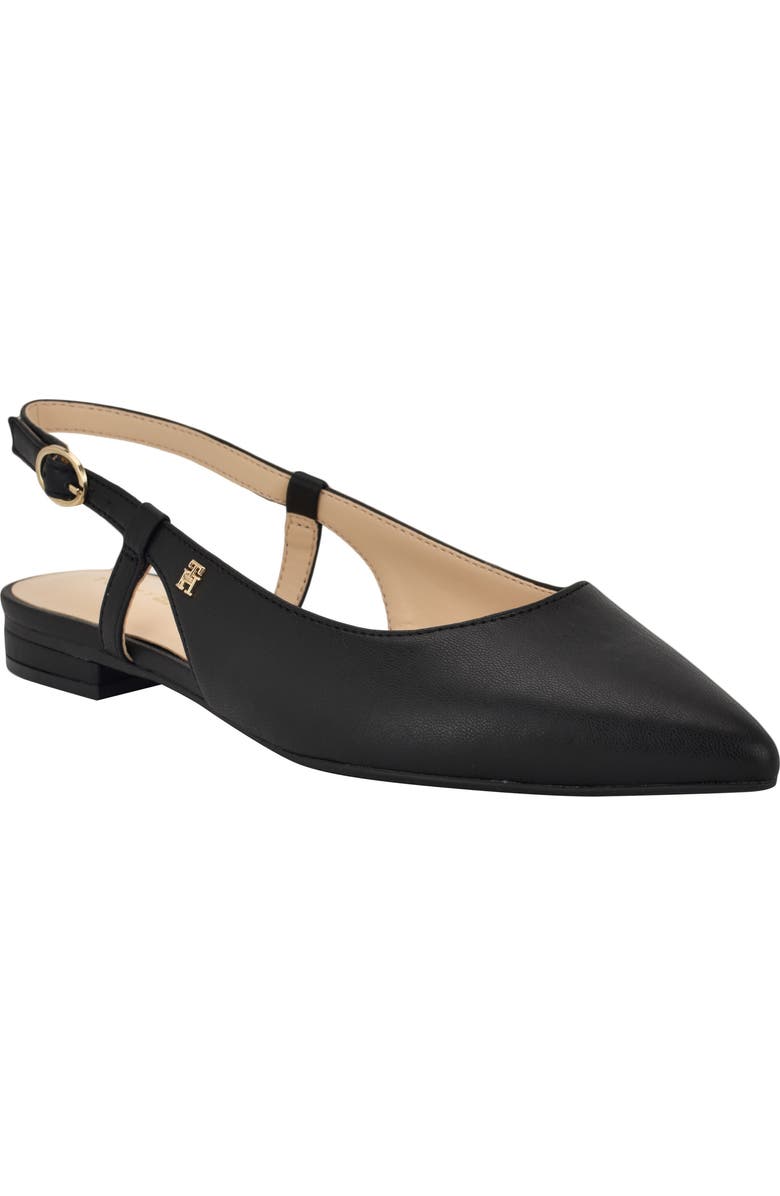 Tommy Hilfiger Vamina Slingback Pointed Toe Flat, Main, color,