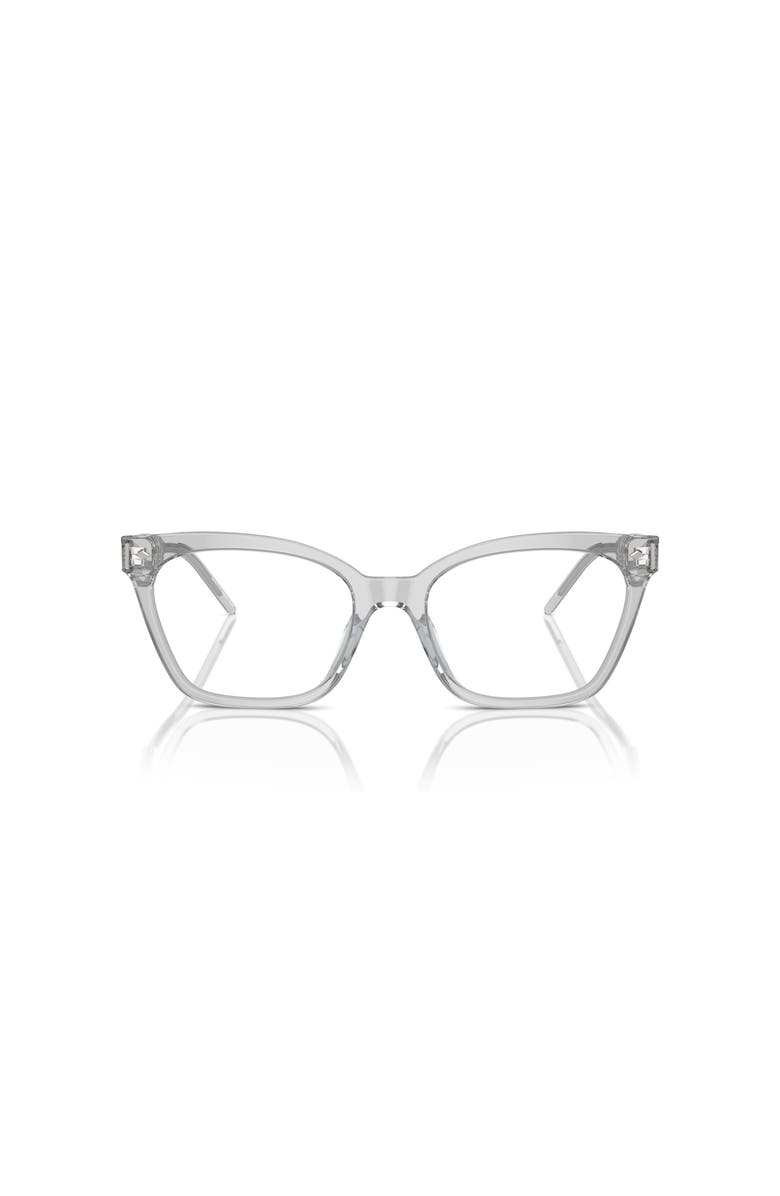 Giorgio Armani 52mm Cat Eye optical glasses, Alternate, color, Grey