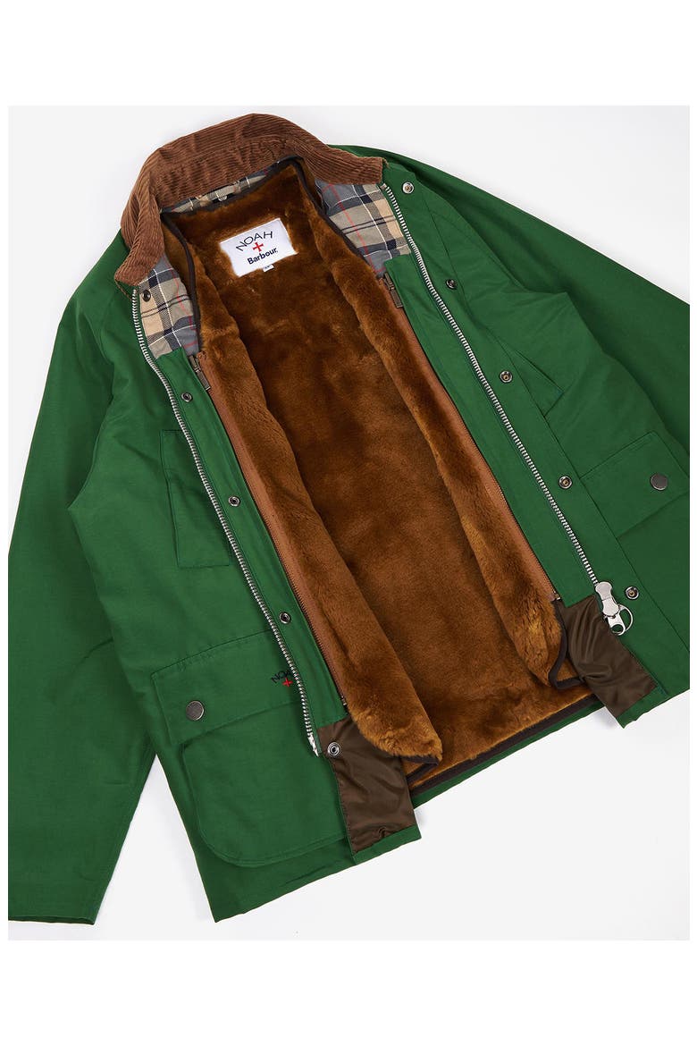 x Noah Gender Inclusive 60/40 Bedale Casual Jacket, Alternate, color, KELLY GREEN