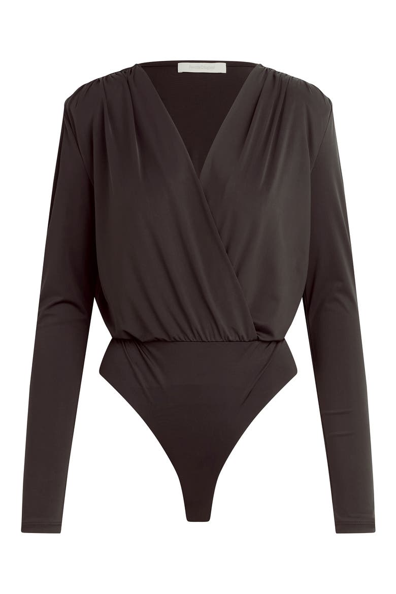 The Slinky Date Bodysuit, Alternate, color, ESPRESSO