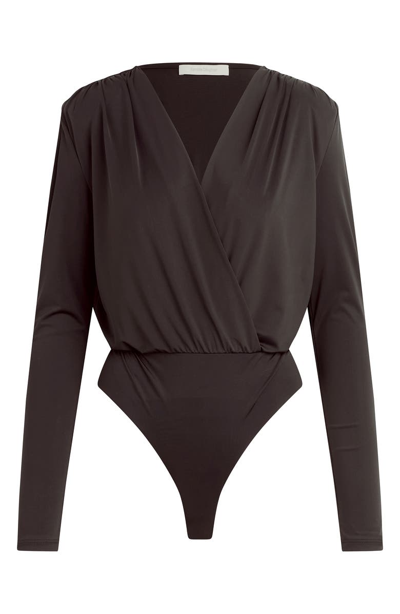 Favorite Daughter The Slinky Date Bodysuit, Alternate, color, Espresso