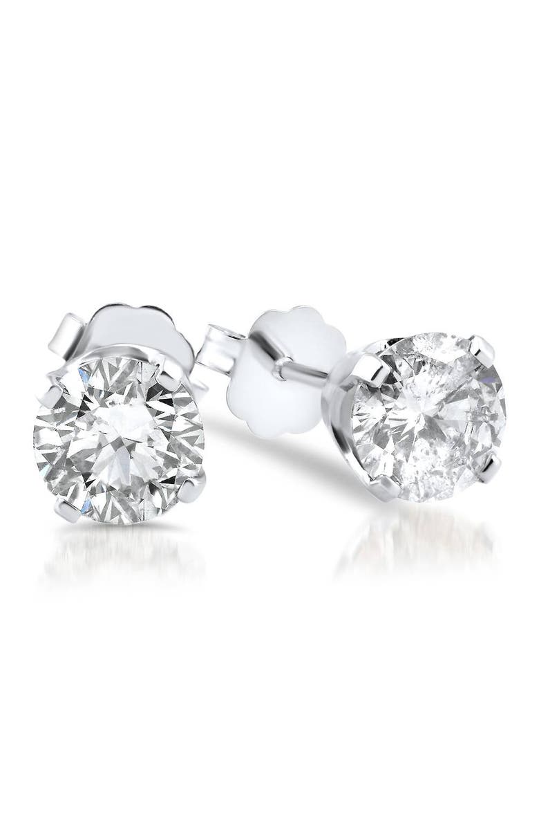 Bliss Diamond VS .65ct Diamond Studs 14K Gold Lab Grown, Main, color, 14K White Gold
