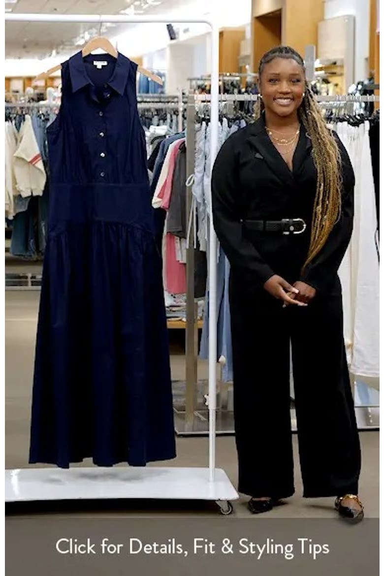 Romy Sleeveless Maxi Shirtdress video