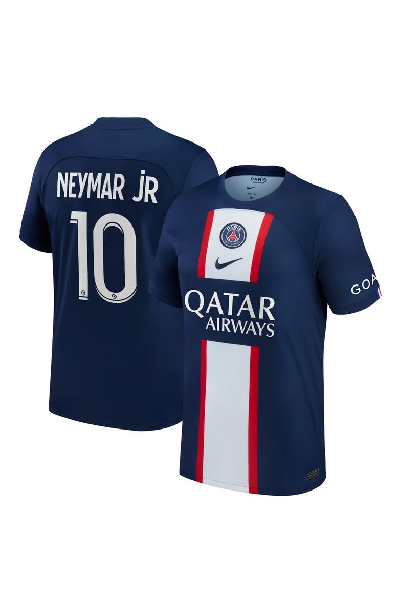 Nike Men's Nike Neymar Jr. Blue Paris Saint-Germain 2022/23 Home Replica Player Jersey, Main, color, 