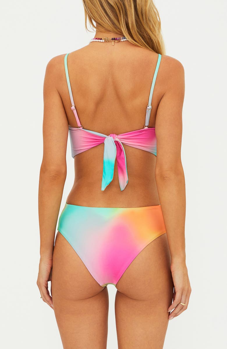 Beach Riot Stassia One-Piece Swimsuit, Alternate, color, Strawberry Sunset Ombre